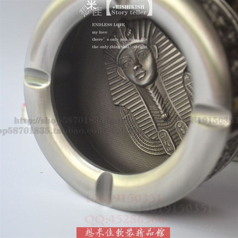 精选精品古埃及烟灰缸抗氧化欧式A创意烟缸古锡色烟缸家居饰品高,家居饰品,装饰烟灰缸,淘宝优惠券,粉丝福利购,淘宝优惠卷