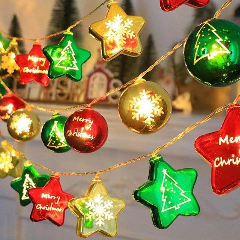 新款圣诞彩灯装扮闪灯串灯球节日装饰房间卧N室场景布置用品圣诞,节庆用品/礼品,装饰灯,淘宝优惠券,粉丝福利购,淘宝优惠卷