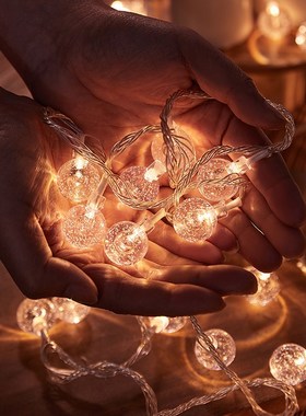 精选户外防水小灯串灯带露营布置天幕帐篷氛围灯ledY星星彩灯房间