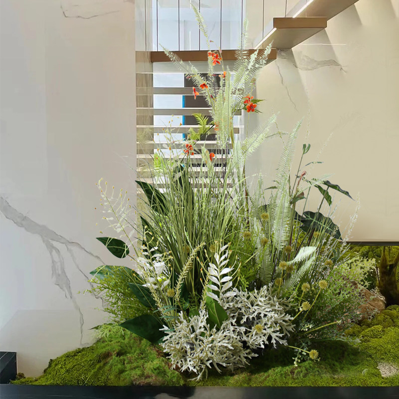 精选橱窗展柜小型植物造景花丛草堆店铺假绿植P装饰青苔小景花堆,鲜花速递/花卉仿真/绿植园艺,仿真绿植,淘宝优惠券,粉丝福利购,淘宝优惠卷