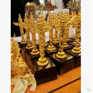 新年高档华表奖奖杯 中华柱u奖杯 高档合金镀金定制奖杯 盘龙柱奖