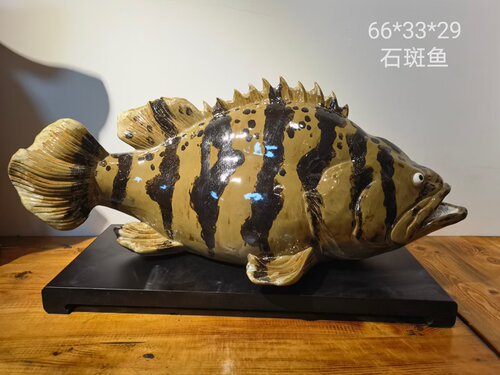 公仔喜庆风水海洋动物石湾陶瓷
