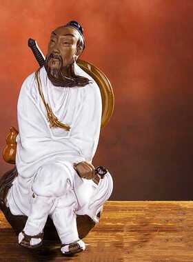 陶瓷吕祖洞滨假山盆景假山摆件