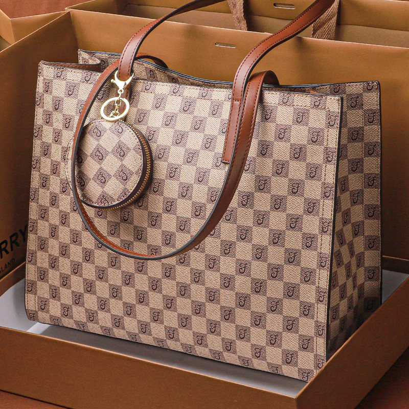 CITEX LV官方旗舰店真皮包包女大容量托特包2024新款名牌女士手提