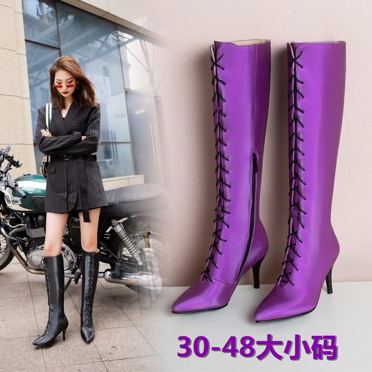 欧美外贸跨境亚马逊高筒女及膝靴