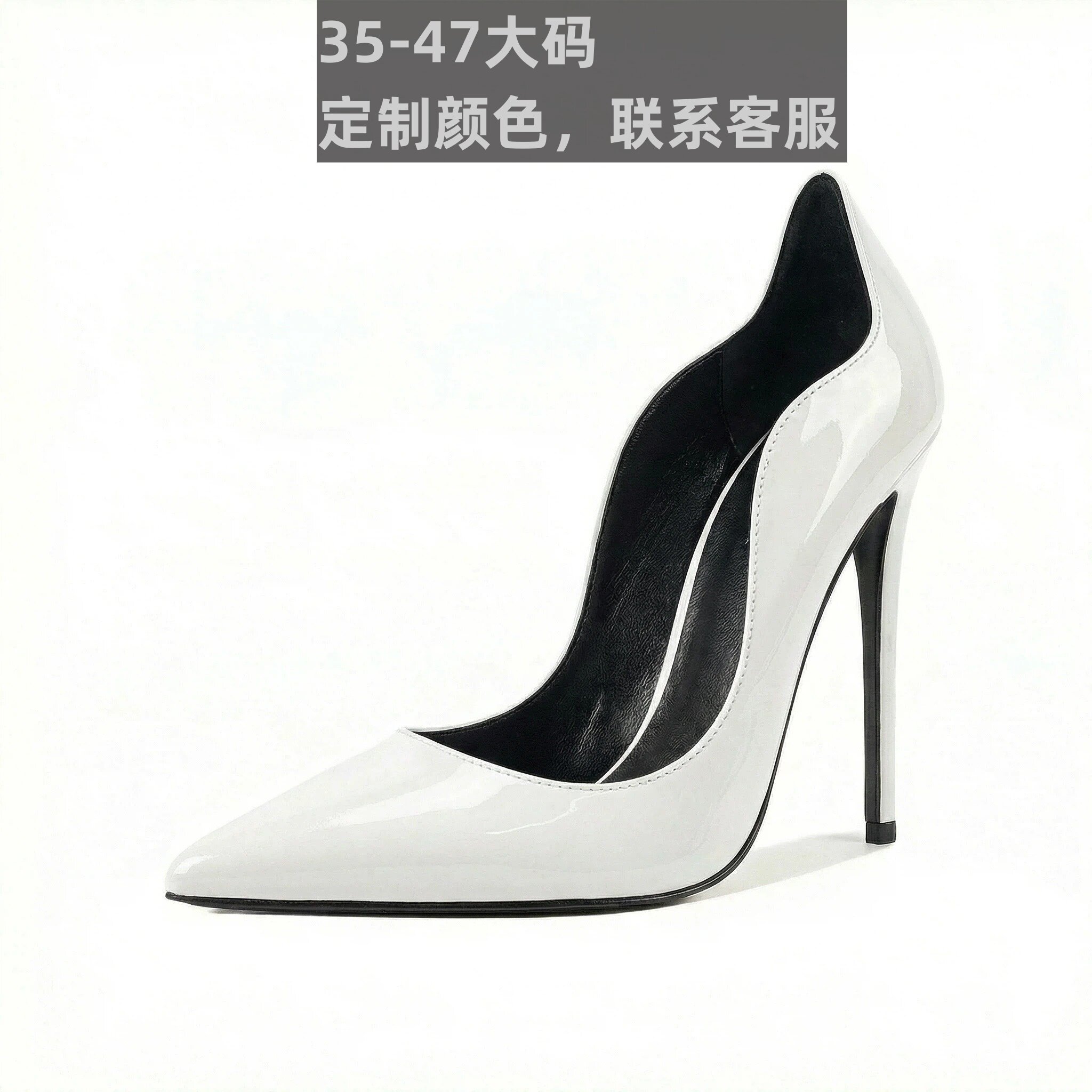 显瘦时尚新品简约百搭OL正装皮鞋
