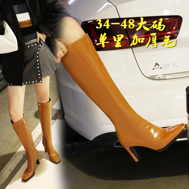 跨境细高跟大码变装性感女靴子