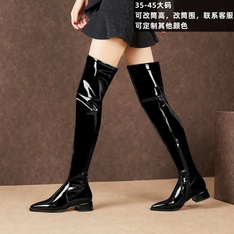 弹力女过膝长靴外贸演出走秀