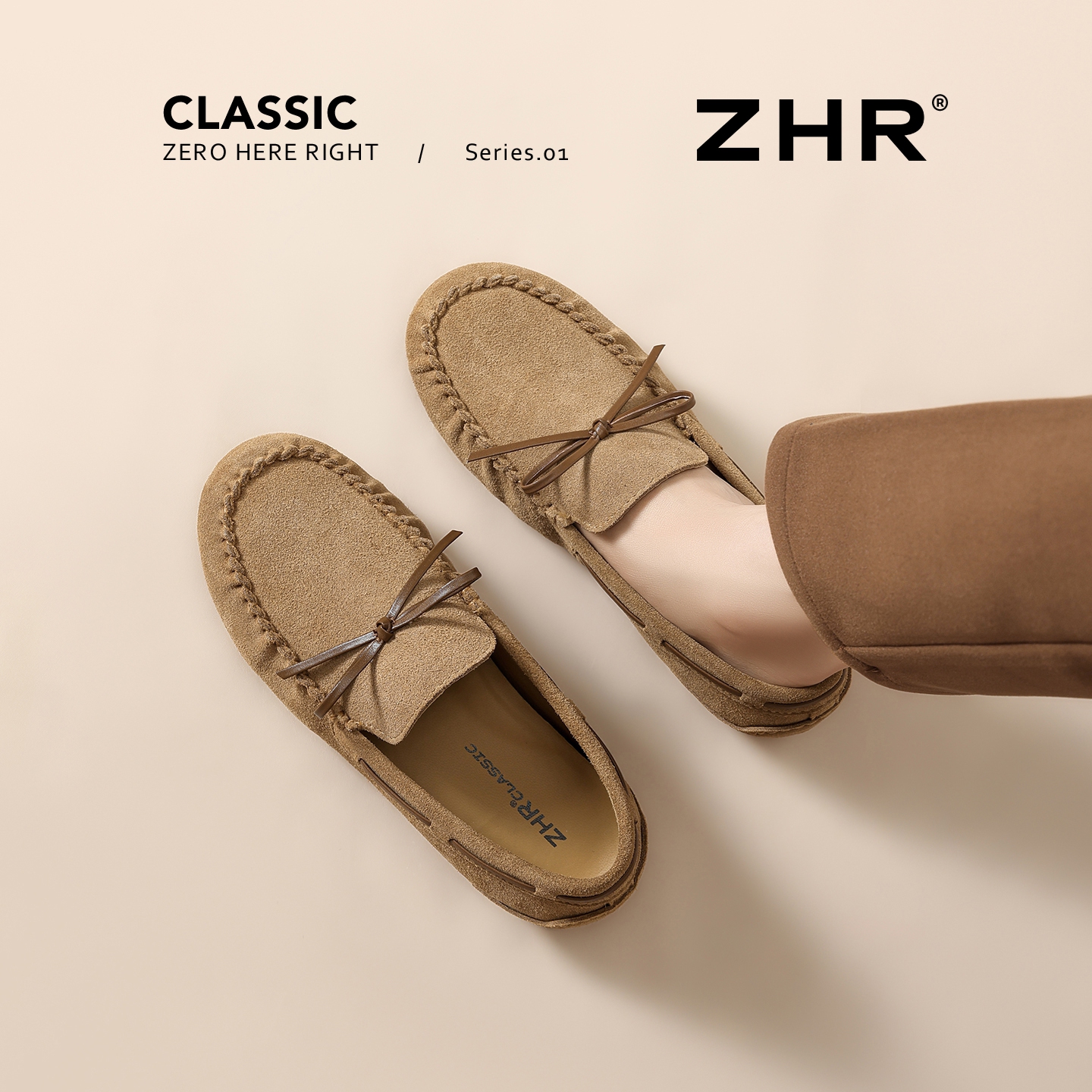 ZHR勃肯懒人鞋一脚蹬软底舒适