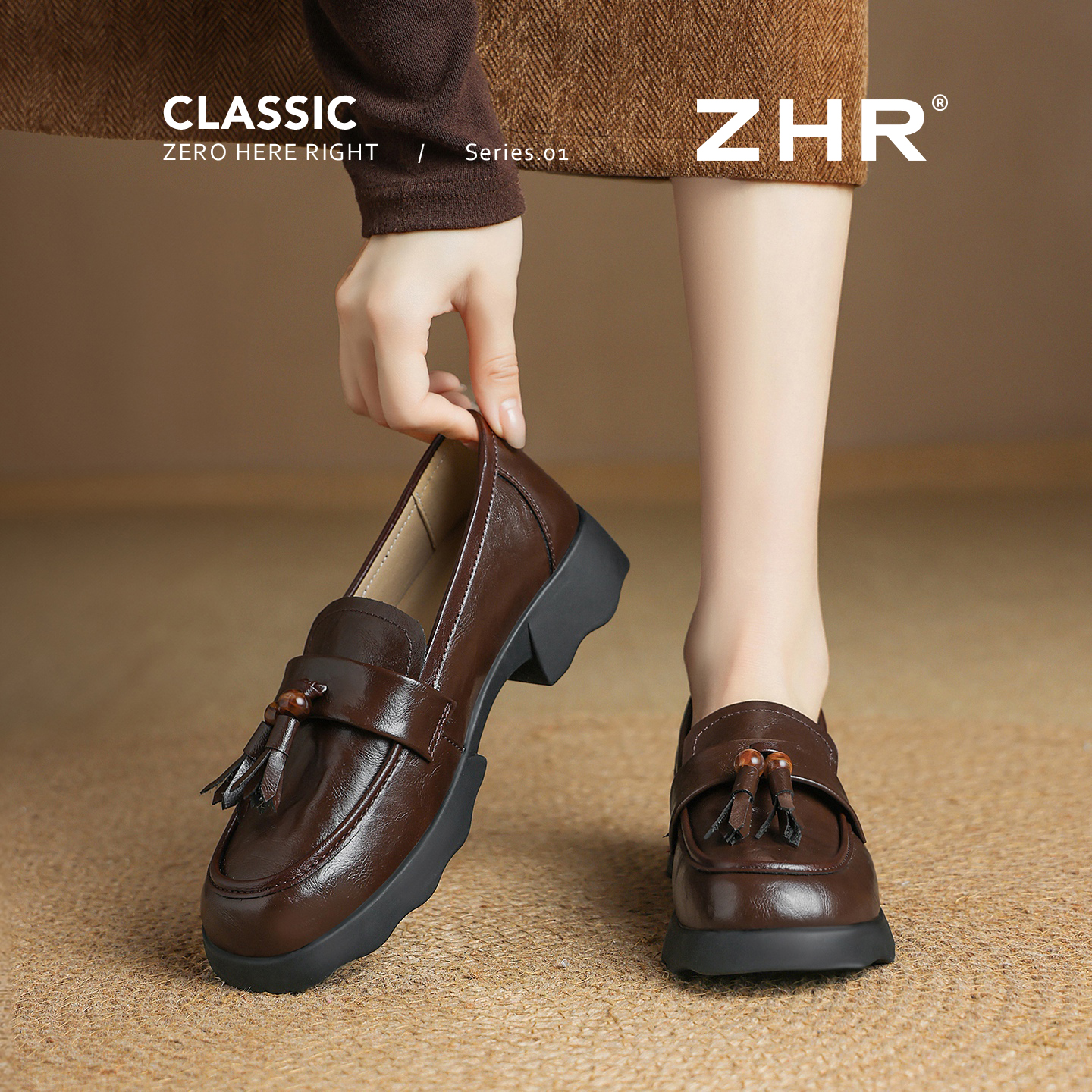 复古乐福鞋通勤百搭两色可选