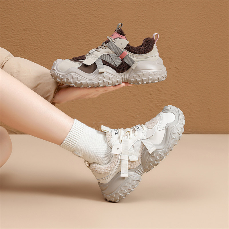 ZHR/则则加绒保暖户外登山鞋女2025年百搭冬季女鞋山系休闲运动鞋,女鞋,户外休闲鞋,淘宝优惠券,粉丝福利购,淘宝优惠卷