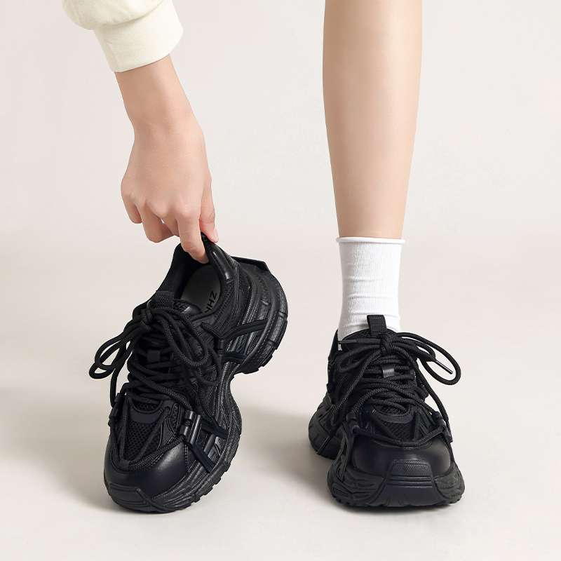 ZHR/则则潮流百搭显高厚底鞋运动鞋春秋款时尚老爹鞋女休闲鞋女鞋