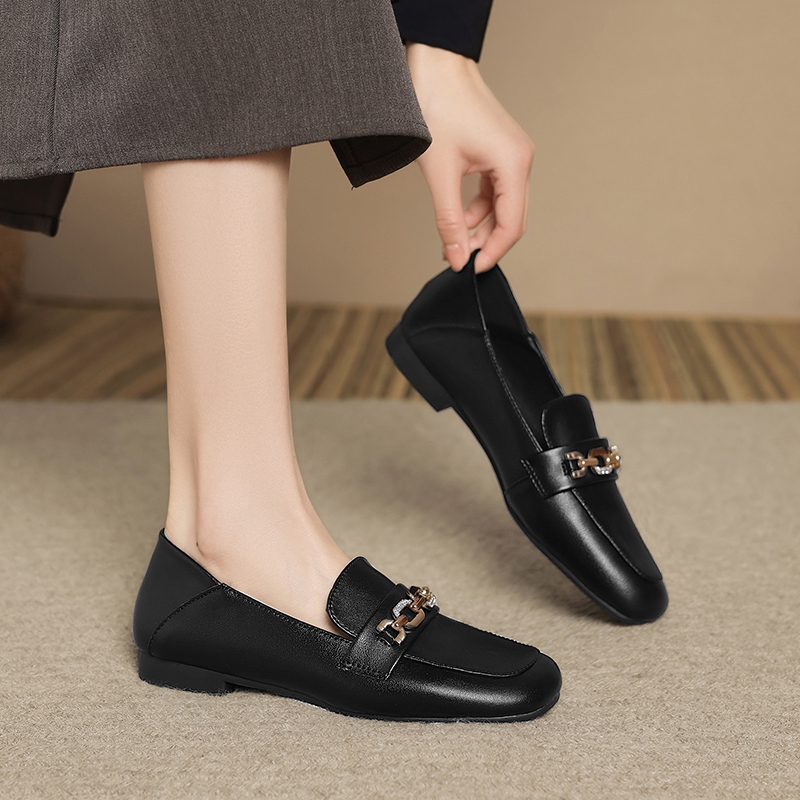【软面软底】通勤鞋休闲鞋妈妈单鞋时装鞋女小皮鞋女乐福鞋女单鞋