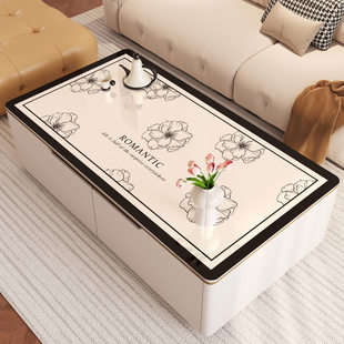 茶几餐桌垫2026新款轻奢高级感客厅ins风茶几专用防水防油桌布