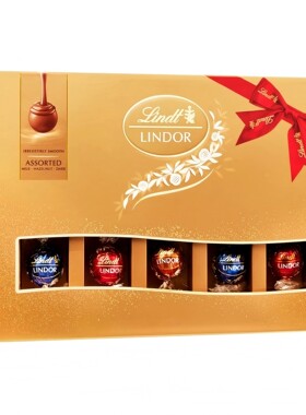 Lindt/瑞士莲正品代购 软心精选巧克力14粒礼盒168g新年送礼马年