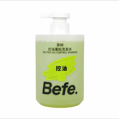 盒马代购 Befe./不凡茶树控油蓬松洗发水450ml茶盐控油净爽又蓬松