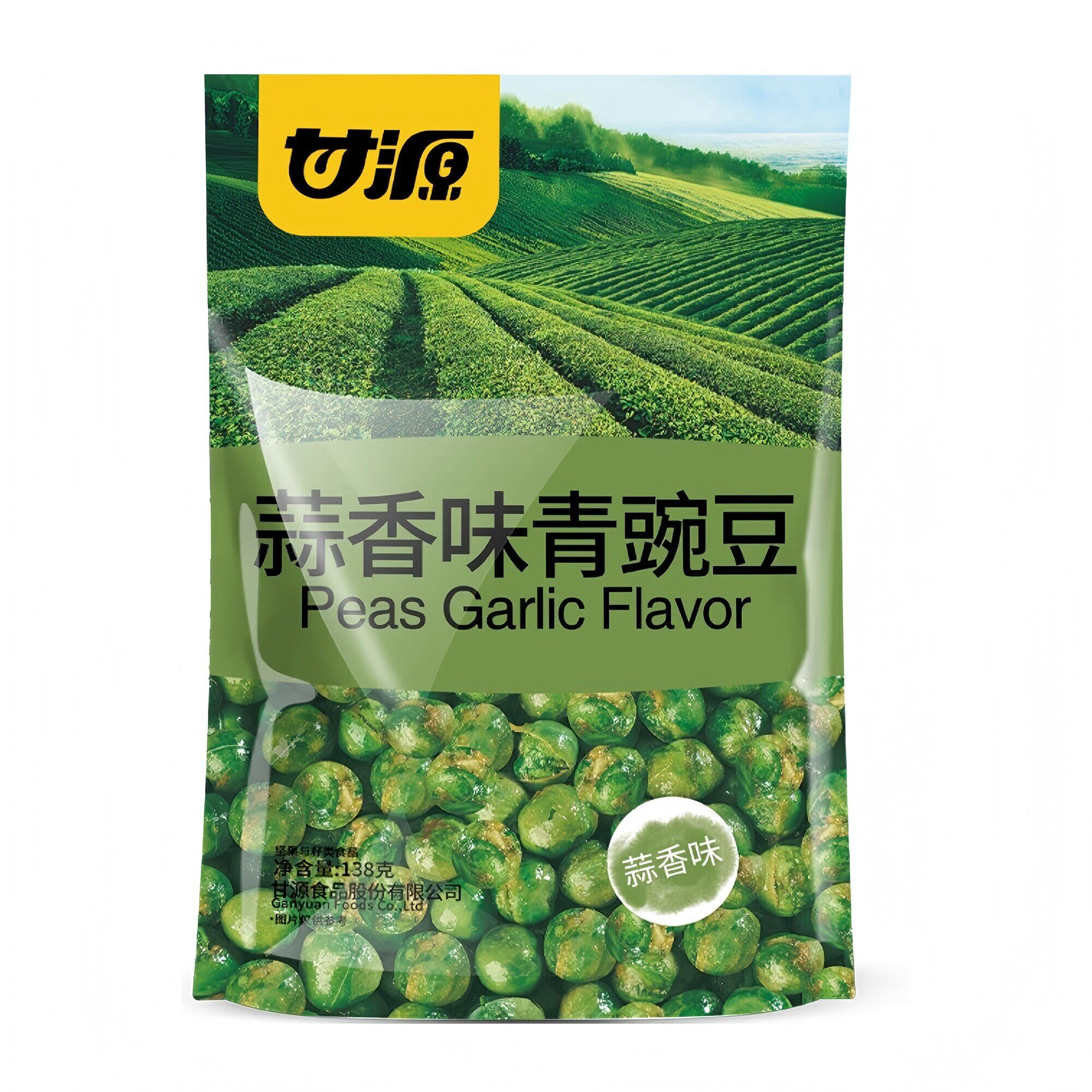 盒马代购 甘源-蒜香味青豌豆285g青豆坚果休闲零食小吃炒货小包装