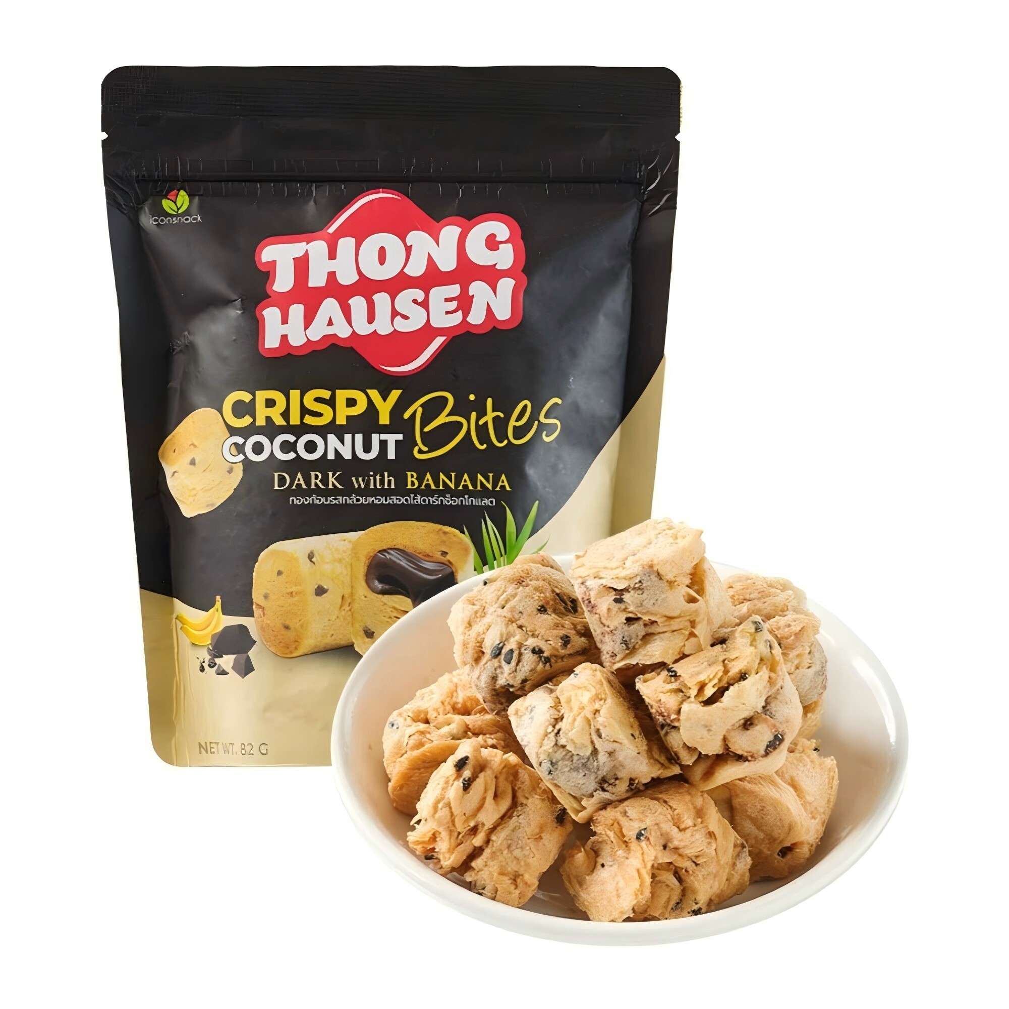 盒马大豪森椰香巧克力味酱心一口酥82g酥脆可口酥性饼干零食点心