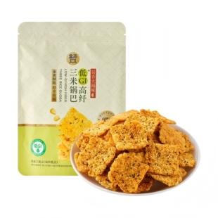 盒马 低GI高纤三米锅巴蜀香火锅味260g酥脆可口浓郁锅巴休闲零食