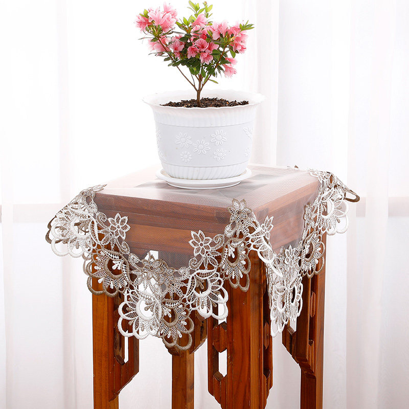 床头柜罩盖布花架垫布笔记本电脑