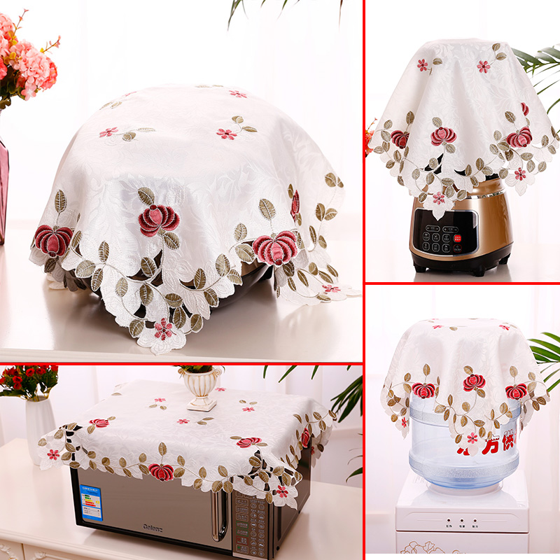 高压锅厨房多用绣花饮水机盖巾