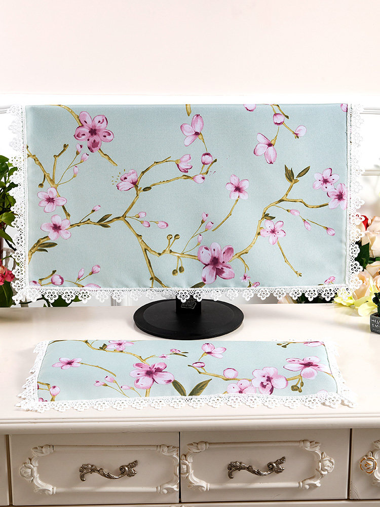 电脑防尘罩套主机键盘显示器盖布防尘保护罩24寸27寸32寸台式盖巾,居家布艺,电脑罩,淘宝优惠券,粉丝福利购,淘宝优惠卷