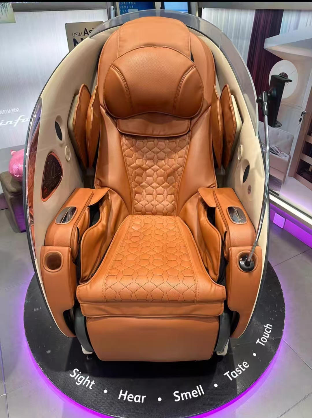 OSIM傲胜5感养身椅 AI监测5感舒压家用全身自动多功能按摩椅8208