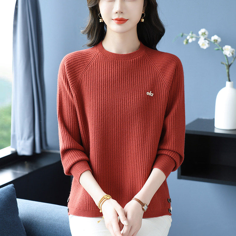 女士打底衫2025新款今年流行爆款洋气毛衣内搭高级感上衣前短后长