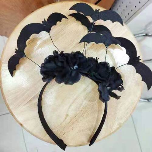 Halloween headband bat headband gift万圣节头箍蝙蝠头扣礼物