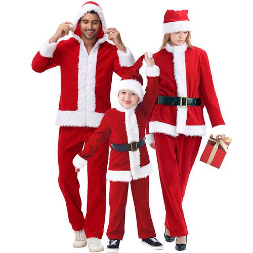 Christmas costumes, Santa Claus party costumes圣诞节服装派对
