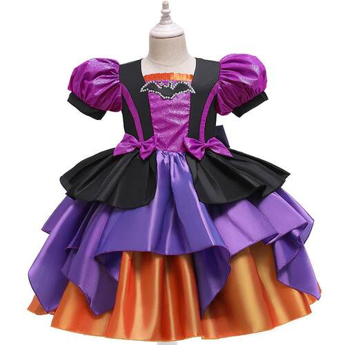 Halloween Winter Short sleeved Princess Dress万圣节公主童裙