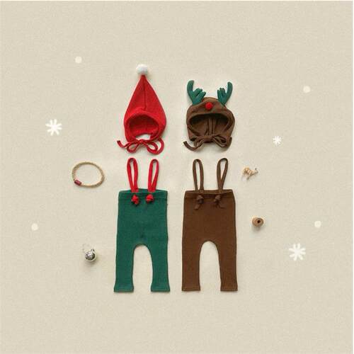 Baby overalls Christmas children's jumpsuit圣诞婴儿背带裤
