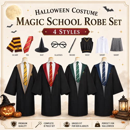 Magic Robe ClothesChildren'sSchool Uniform Halloween Cloak