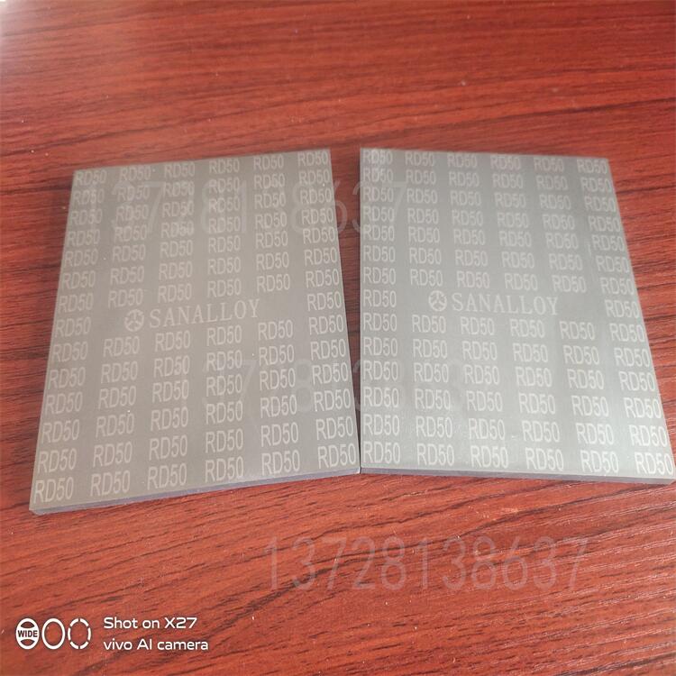 进口钨钢板块RD60耐磨硬合金冲棒耐腐蚀桑阿洛伊精磨棒钨钢单孔棒