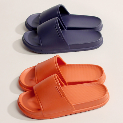 新款简约纯色情侣凉拖鞋夏季室内家居家用软底防滑洗澡浴室拖鞋