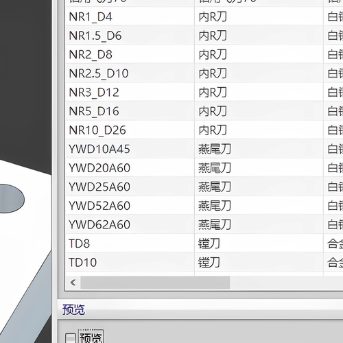ug加工数据库