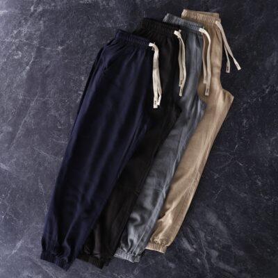 长潮亚麻混纺薄款休闲裤