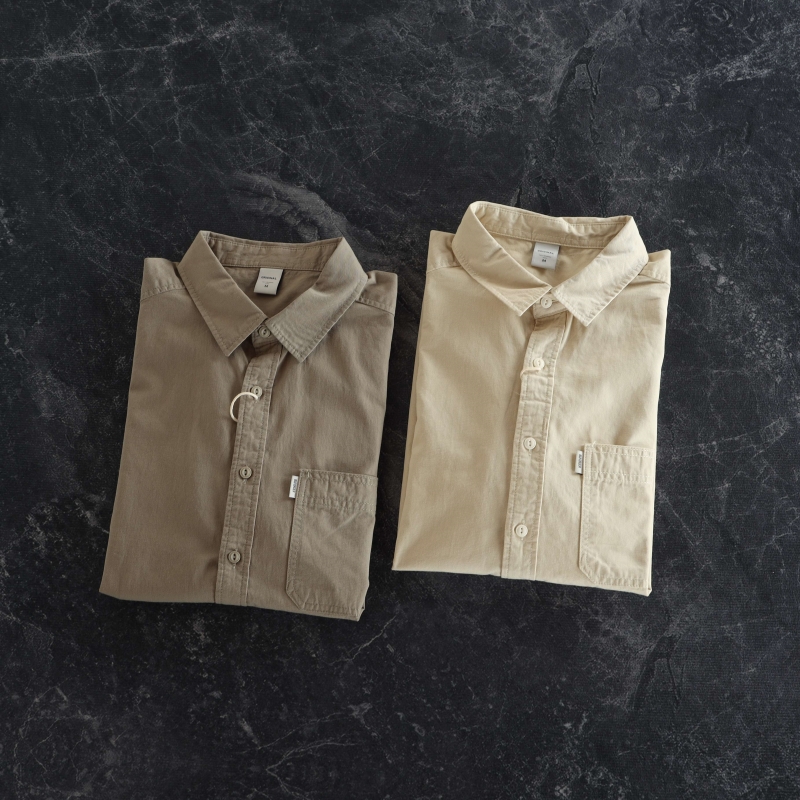 美式复古重磅纯棉短袖衬衫