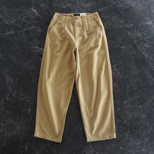 日系纯色直筒宽松阔腿工装裤