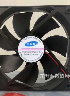 B&R CD1225HB 24V 12V 0.20A 12CM 12025 电焊机 变频器 散热风扇