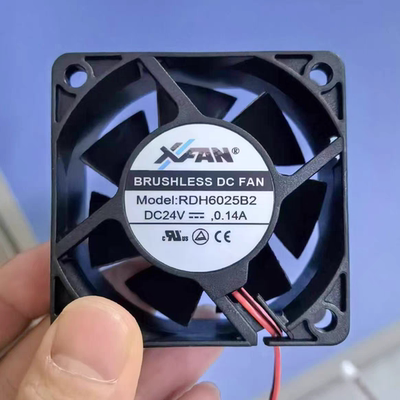 欣瑞联XFAN RDH6025B2 24V 0.14A 6CM 6025变频器散热风扇