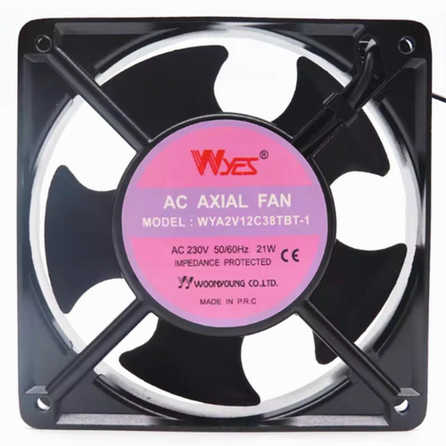 WYA2V12C38TBT-1 AC 50/60 230V 21W 12038 全新现货铝框散热风扇
