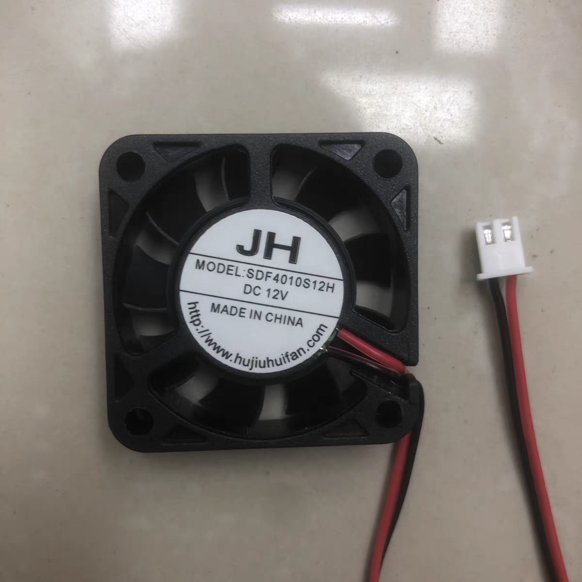 JH直流风机 MODEL：SDF4010S12H DC12V 变频器功放器静音散热风扇