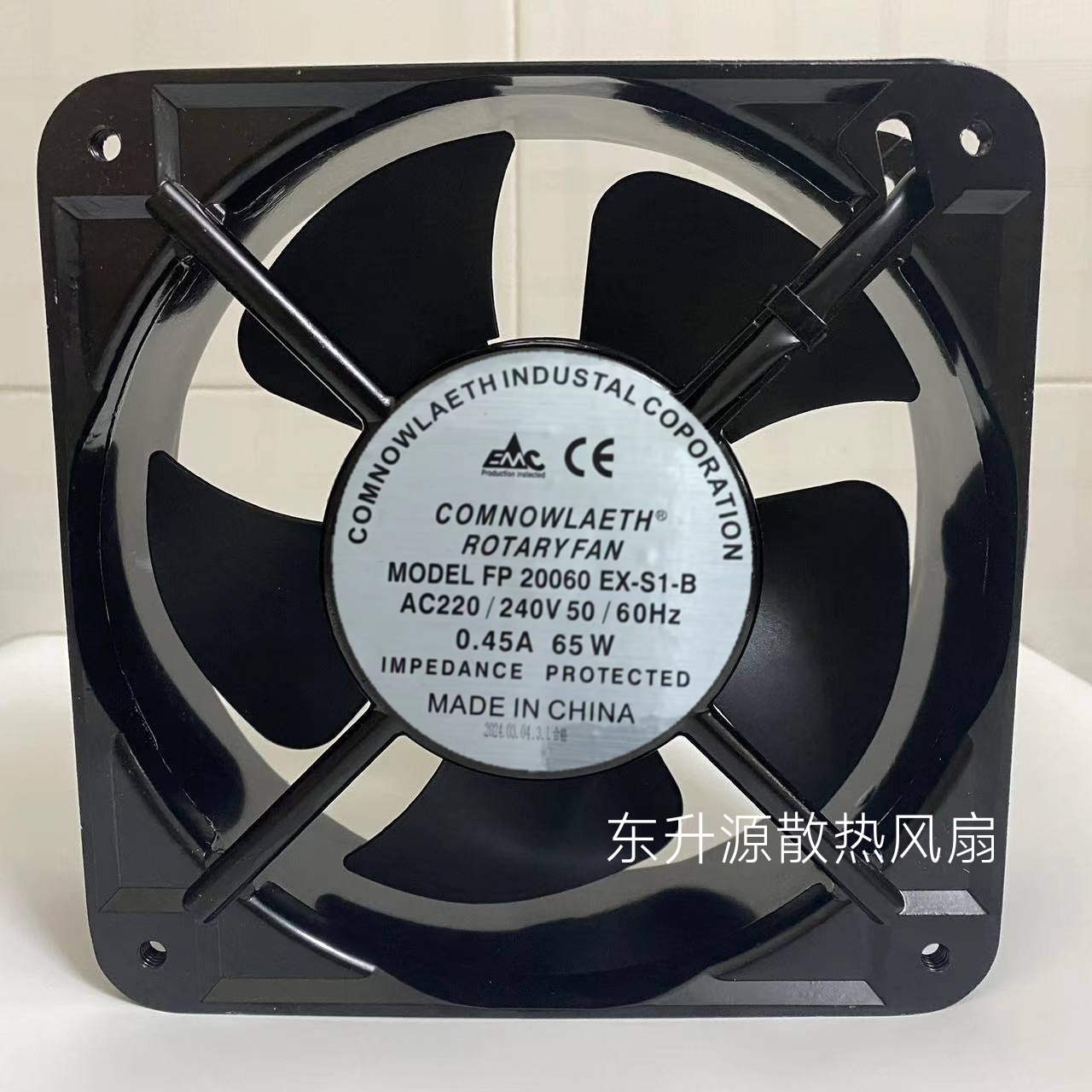 轴流风机FP-20060EX-S1-B AC220/240V/380V/50/60HZ 0.45A 65W