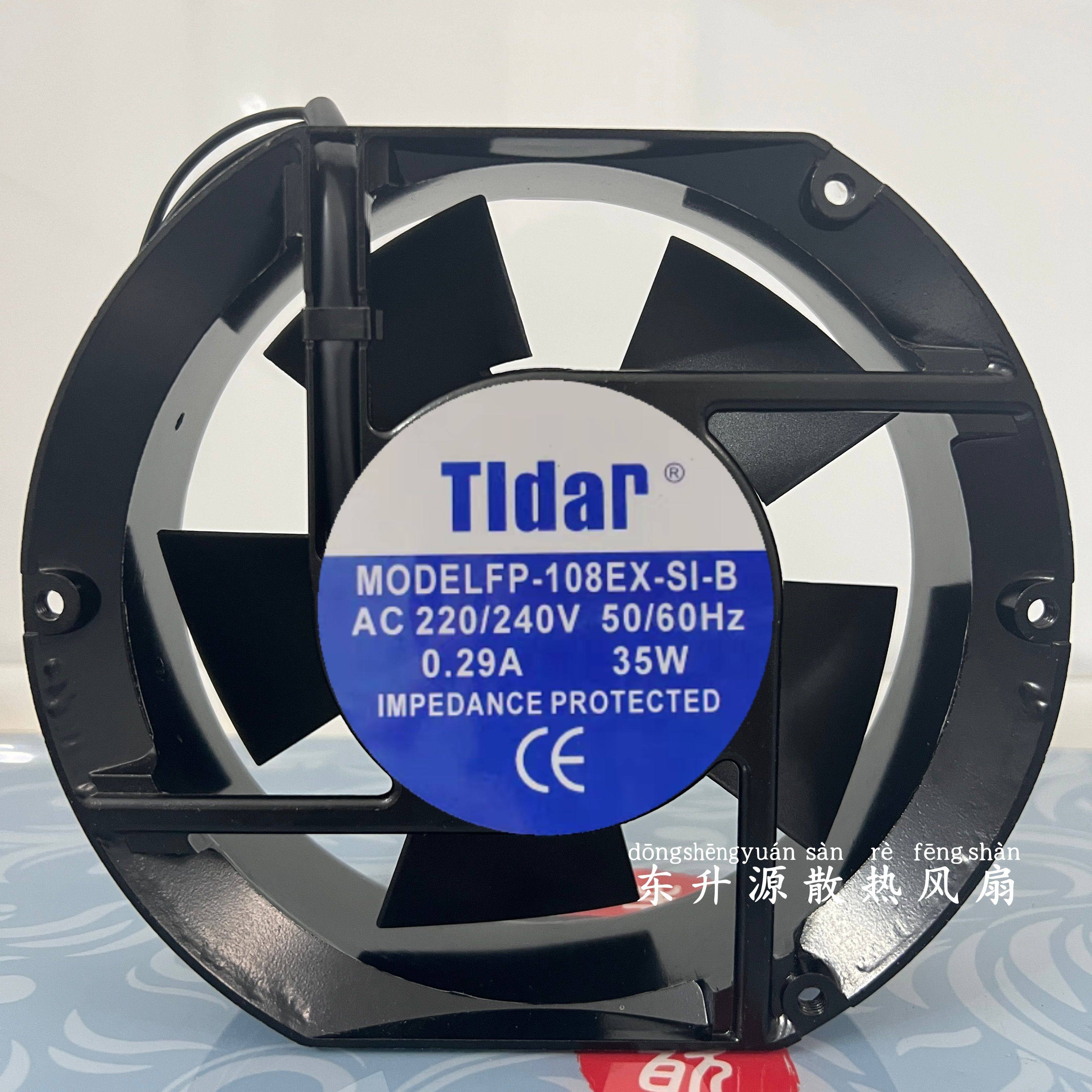 全新TIDAR FP-108EX-S1-B AC220V 0.29A 35W 17251机柜轴流风机