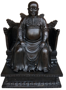 纯铜真武大帝神像大号玄武祖师