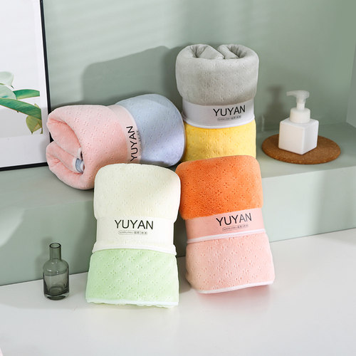玉颜成人男女双色加厚吸水浴巾