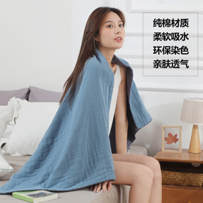 玉颜纱布全棉A类洗澡速干大浴巾