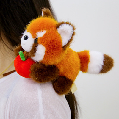 站肩小熊猫娃娃磁吸送女朋友礼物