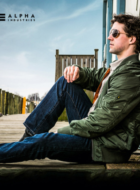 ALPHA INDUSTRIES 阿尔法ma1经典款飞行夹克保暖加厚外套男女同款